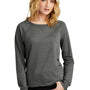 District Womens French Terry Crewneck Sweatshirt - Washed Coal Grey