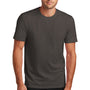 District Mens Flex Short Sleeve Crewneck T-Shirt - Heather Charcoal Grey
