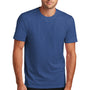District Mens Flex Short Sleeve Crewneck T-Shirt - Heather Deep Royal Blue