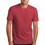 District Mens Flex Short Sleeve Crewneck T-Shirt - Heather Red