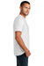 District Mens Flex Short Sleeve Crewneck T-Shirt White Side