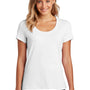 District Womens Flex Short Sleeve Scoop Neck T-Shirt - White