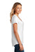District Womens Flex Short Sleeve Scoop Neck T-Shirt White Side