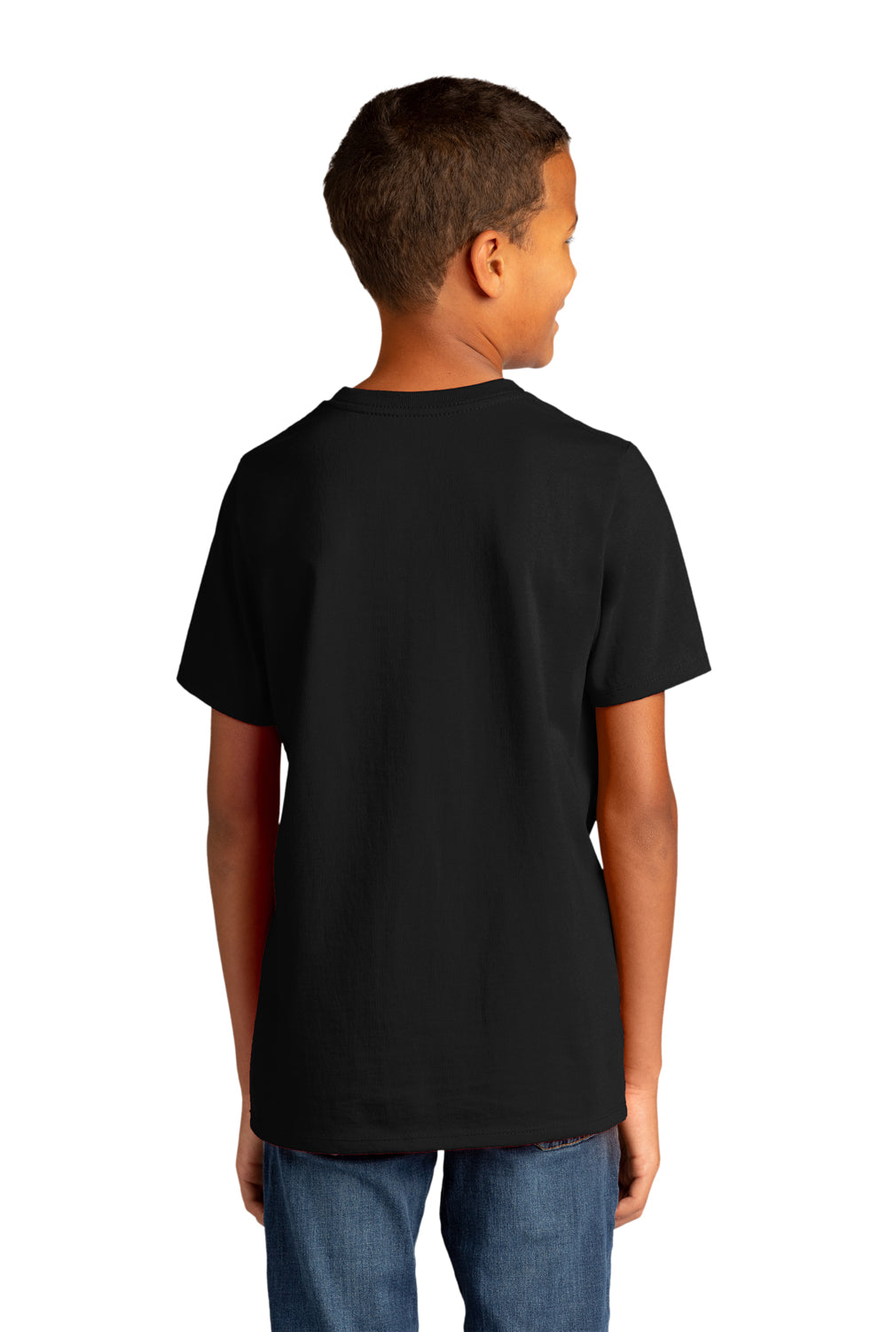 District Youth Re-Tee Short Sleeve Crewneck T-Shirt Black Side