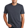 District Mens Re-Tee Short Sleeve Crewneck T-Shirt - Heather Navy Blue