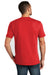 District Mens Re-Tee Short Sleeve Crewneck T-Shirt Ruby Red Side