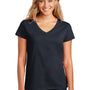 District Womens Re-Tee Short Sleeve V-Neck T-Shirt - True Navy Blue