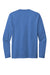 District DT8003 Re-Tee Long Sleeve Crewneck T-Shirt Heather Blue Flat Back