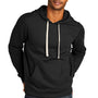 District Mens Re-Fleece Hooded Sweatshirt Hoodie - Black