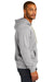 District Mens Re-Fleece Hooded Sweatshirt Hoodie Heather Light Grey Side