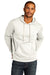 District Mens Re-Fleece Hooded Sweatshirt Hoodie Vintage White Front