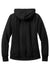 District DT8101 Womens Re-Fleece Hooded Sweatshirt Hoodie Black Flat Back