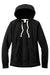 District DT8101 Womens Re-Fleece Hooded Sweatshirt Hoodie Black Flat Front