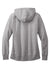 District DT8101 Womens Re-Fleece Hooded Sweatshirt Hoodie Heather Light Grey Flat Back
