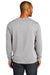 District Mens Re-Fleece Crewneck Sweatshirt Heather Light Grey Side