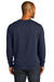 District Mens Re-Fleece Crewneck Sweatshirt True Navy Blue Side