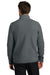 Port Authority F110 Mens Connection Fleece Full Zip Jacket Charcoal Grey Back