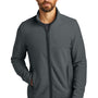 Port Authority Mens Connection Pill Resistant Fleece Full Zip Jacket - Charcoal Grey