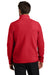 Port Authority F110 Mens Connection Fleece Full Zip Jacket Rich Red Back