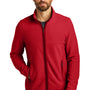 Port Authority Mens Connection Pill Resistant Fleece Full Zip Jacket - Rich Red