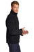 Port Authority Mens Cozy 1/4 Zip Fleece Jacket Charcoal Grey Side