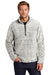 Port Authority Mens Cozy 1/4 Zip Fleece Jacket Heather Grey Front