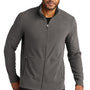 Port Authority Mens Accord Pill Resistant Microfleece Full Zip Jacket - Pewter Grey