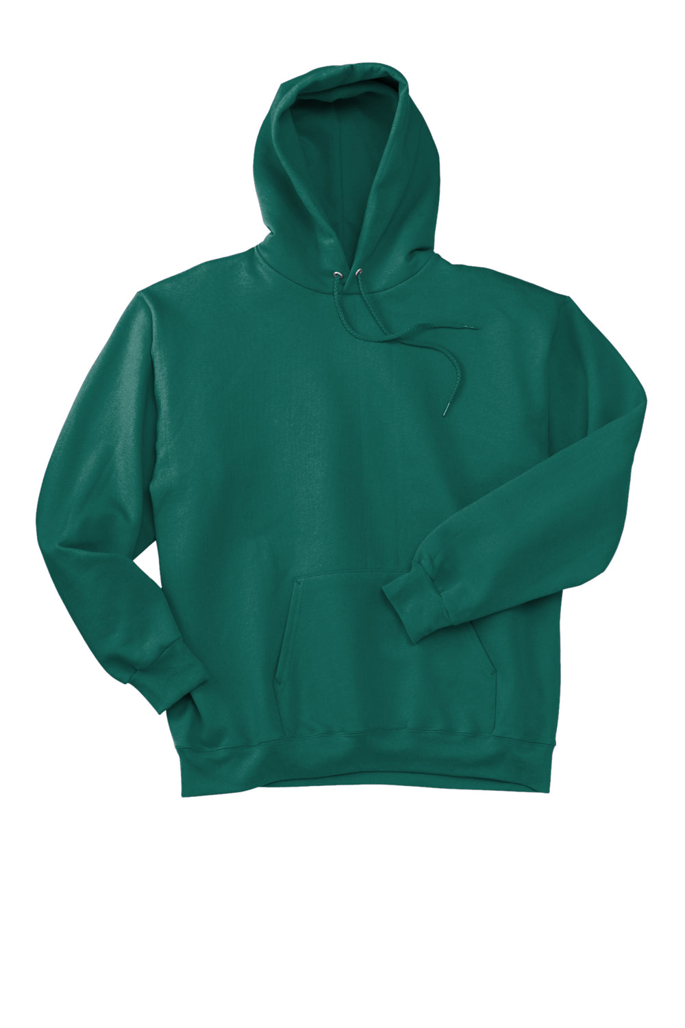 Hanes Mens Ultimate Cotton PrintPro XP Hooded Sweatshirt Hoodie Cactus Green Flat Front