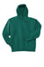 Hanes Mens Ultimate Cotton PrintPro XP Hooded Sweatshirt Hoodie Cactus Green Flat Front