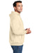 Hanes Mens Ultimate Cotton PrintPro XP Hooded Sweatshirt Hoodie Natural Side