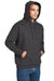 Hanes Mens Ultimate Cotton PrintPro XP Hooded Sweatshirt Hoodie Smoke Gray 3Q