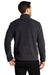 Port Authority Mens Ultra Warm Brushed Fleece Full Zip Jacket Graphite Grey/Deep Black Side