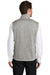 Port Authority Mens Sweater Fleece Full Zip Vest Heather Grey Side