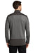 Port Authority Mens Grid Fleece Full Zip Jacket Heather Smoke Grey/Smoke Grey Side