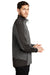 Port Authority Mens Grid Fleece Full Zip Jacket Heather Smoke Grey/Smoke Grey Side