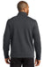 Port Authority F422 Mens Network Fleece Full Zip Jacket Charcoal Grey Back