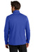 Port Authority F804 Mens Smooth Fleece 1/4 Zip Jacket True Royal Blue Back