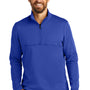 Port Authority Mens Smooth Fleece 1/4 Zip Jacket - True Royal Blue
