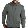 Port Authority Mens Smooth Fleece Full Zip Hooded Jacket - Graphite Grey