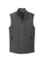 Port Authority F906 Collective Smooth Fleece Full Zip Vest Graphite Grey Flat Front