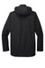 Port Authority J123 Mens All Weather 3 in 1 Full Zip Hooded Jacket Black Flat Back