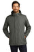 Port Authority J123 Mens All Weather 3 in 1 Full Zip Hooded Jacket Storm Grey Front