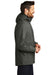 Port Authority J123 Mens All Weather 3 in 1 Full Zip Hooded Jacket Storm Grey Side