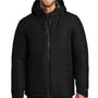 Port Authority Mens Venture Windproof & Waterproof Insulated Full Zip Hooded Jacket - Deep Black