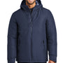Port Authority Mens Venture Windproof & Waterproof Insulated Full Zip Hooded Jacket - Dress Navy Blue