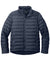 Port Authority J364 Mens Horizon Full Zip Puffy Jacket Dress Navy Blue Flat Front