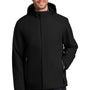 Port Authority Mens Tech Windproof & Waterproof Full Zip Hooded Jacket - Deep Black