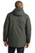 Port Authority J599 Mens Excursion Full Zip Hooded Parka Storm Grey Back