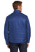 Port Authority Mens Packable Puffy Full Zip Jacket Cobalt Blue Side
