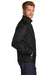 Port Authority Mens Packable Puffy Full Zip Jacket Deep Black Side